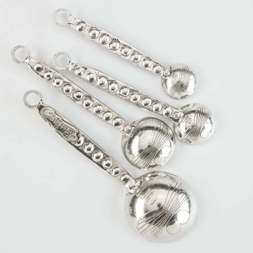 Crosby & Taylor Dragonfly Pewter Measuring Spoons, Set Of 4, Handmade In The Usa