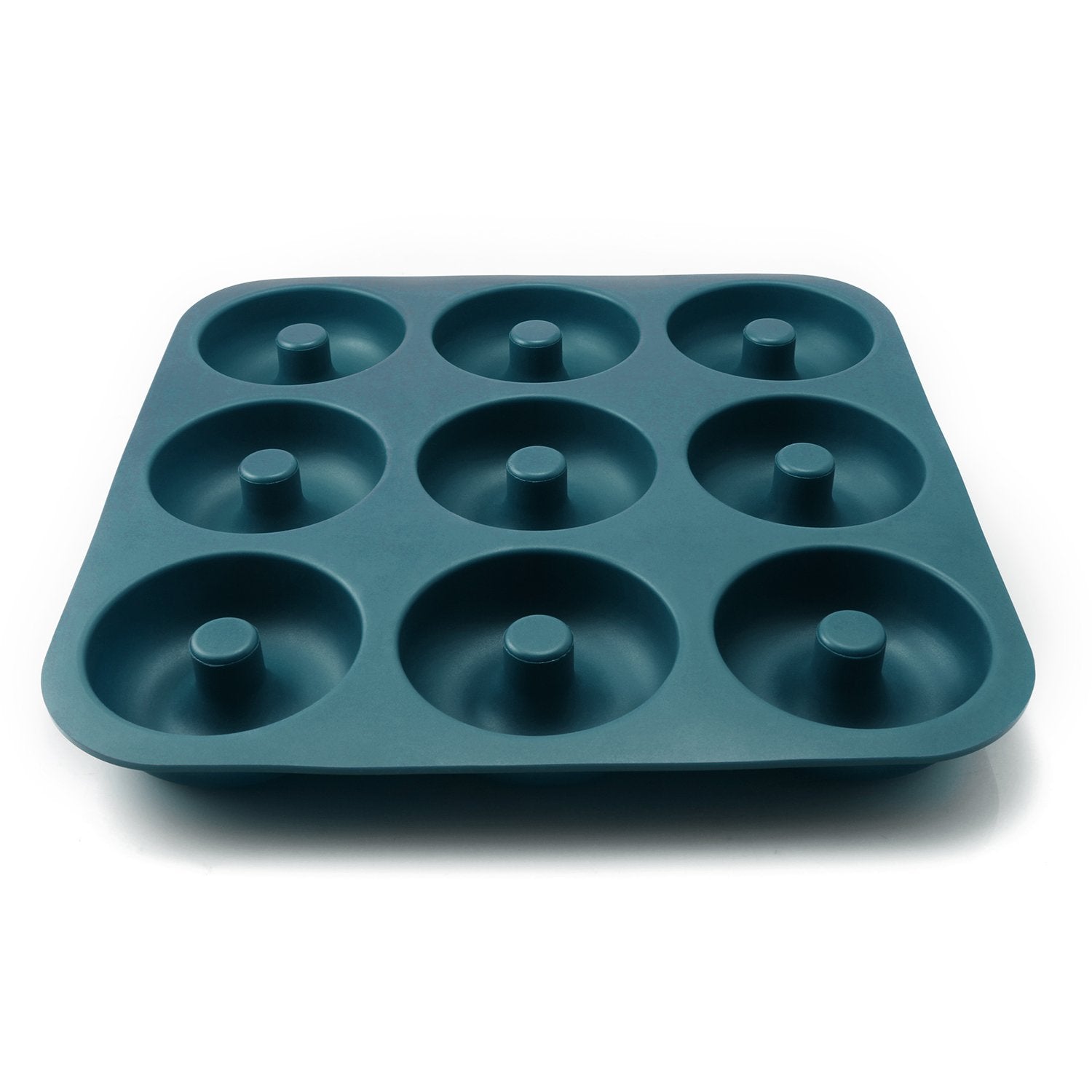 Large Silicone Donut Pan For Baking, 9 Cavity Non-Stick Food Grade Silicone Donut Molds, Doughnut Pan And Bagel Pans For Baking