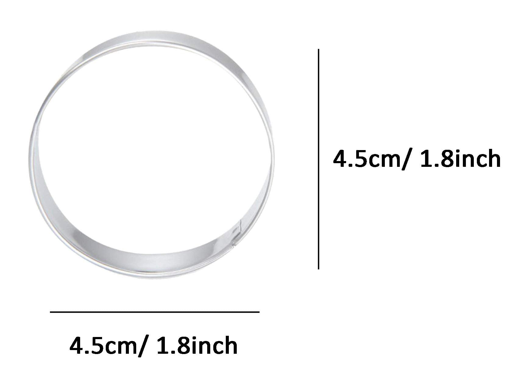 Zdywy Baseball Basketball Football Ring Round Circle Shaped Cookie Cutter