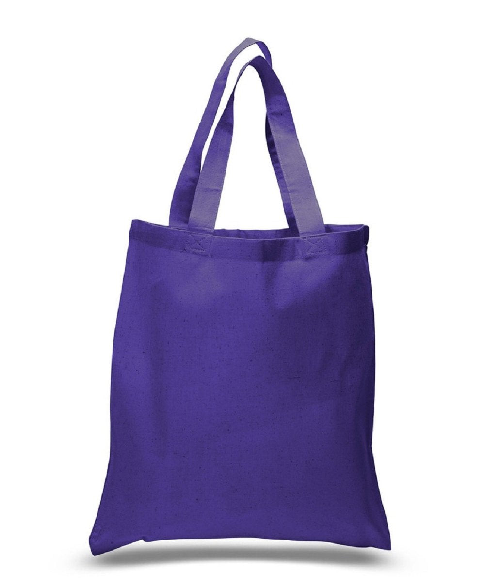 Set Of 6 Blank Cotton Tote Bags Reusable 100% Cotton Reusable Tote Bags