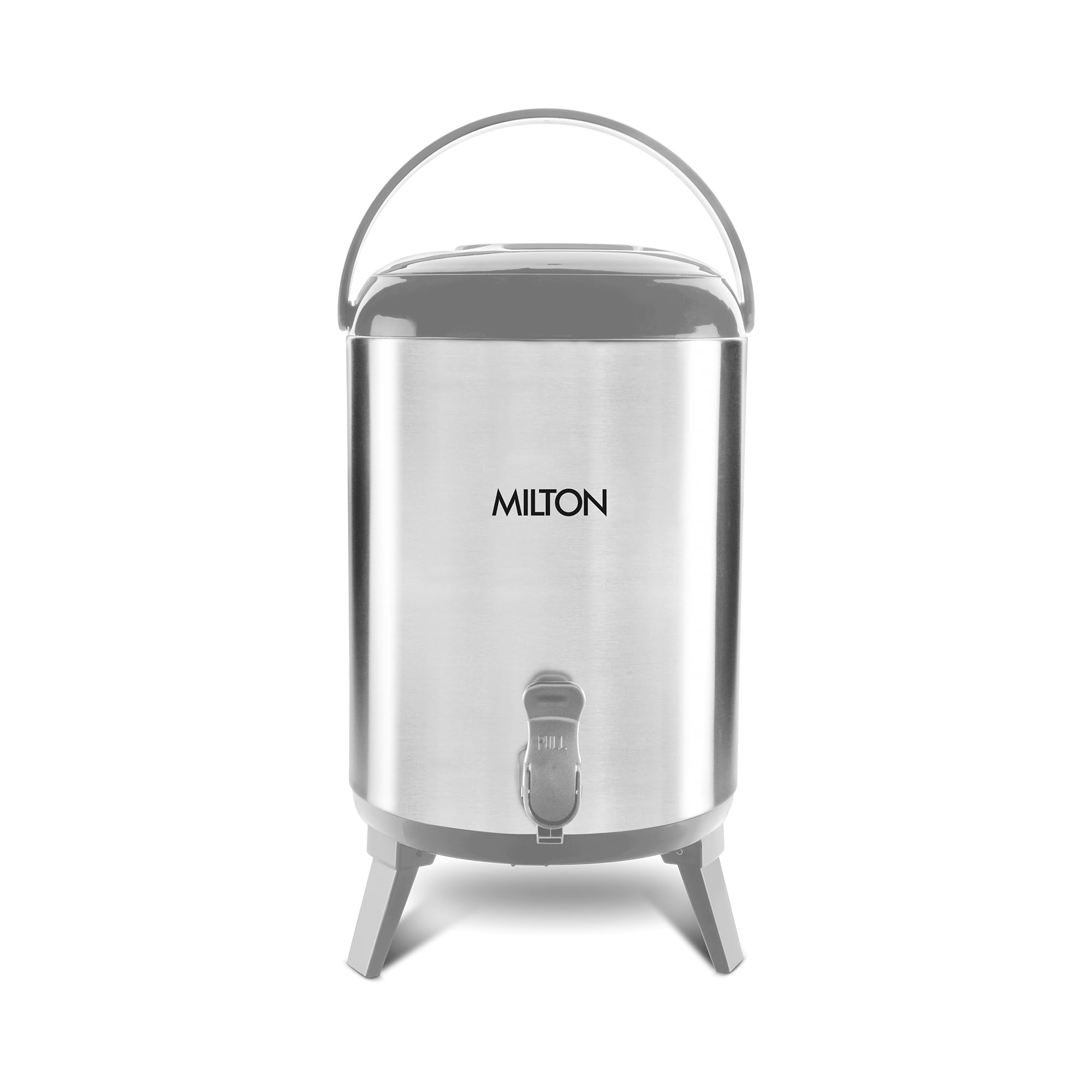 Milton Stellar 10 Thermosteel Water Jug, 9.3 Litres, Steelplain