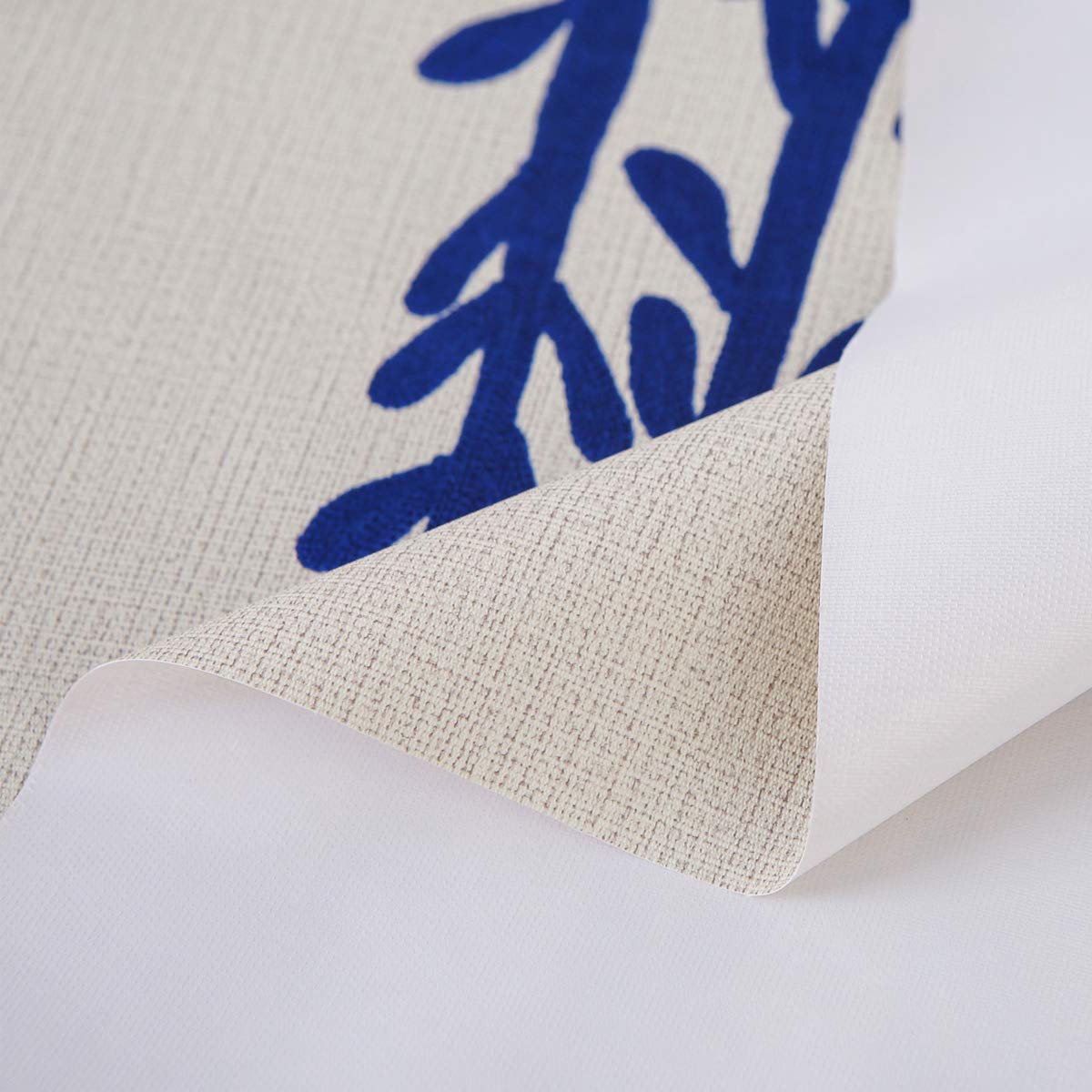 TruDelve Heavy Duty Vinyl Table Cloth for Kitchen Dining Table Wipeable PVC Tablecloth for Rectangle Table(54''x78''  Branch)