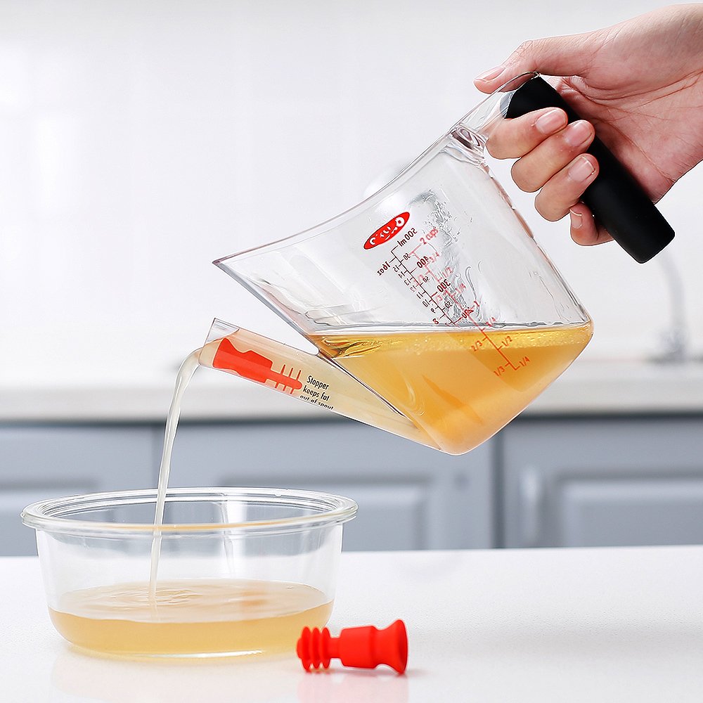Oxo Good Grips 2-Cup Fat Separator - Clear/White/Black