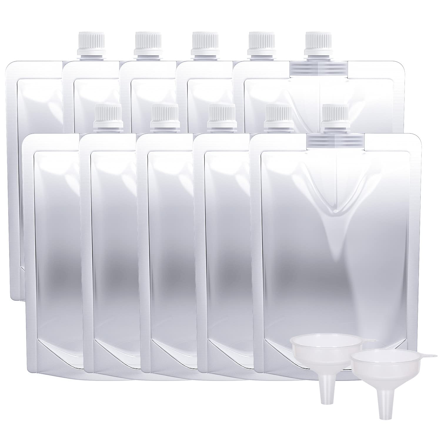 Keon Plastic Flasks - Concealable And Reusable Drink Bags, Leak-Proof, Bpa-Free For Travel, Outdoor Sports, Concerts, Events (15