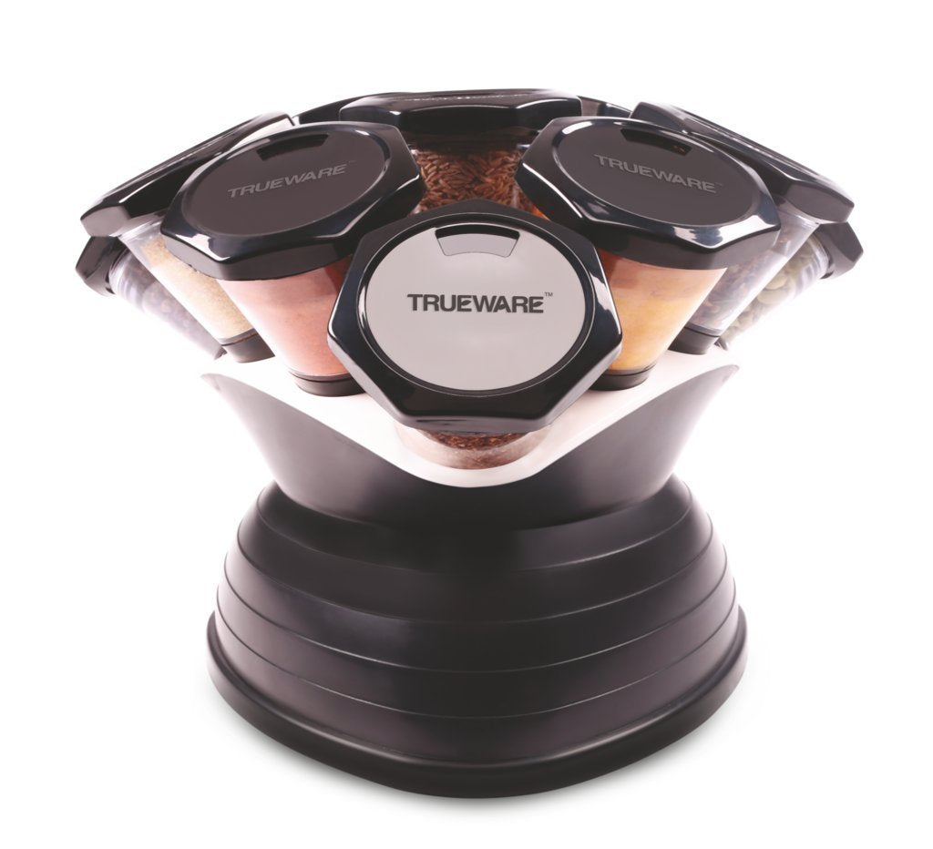 Trueware Plastic Spice Rack 10 In 1, Multicolor