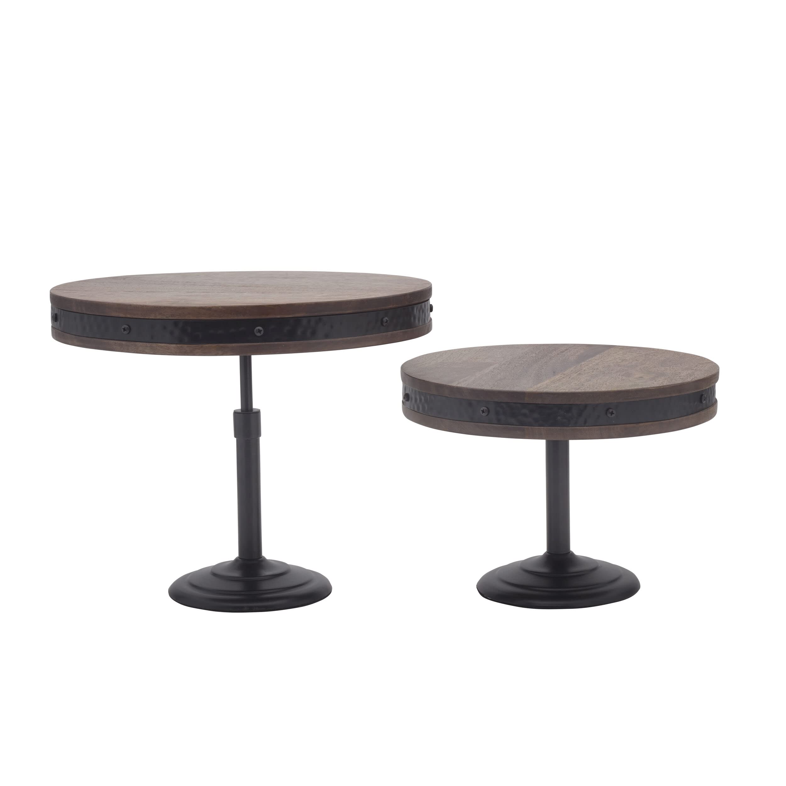 Mikasa Cake Stand, Set Of 2, Brown