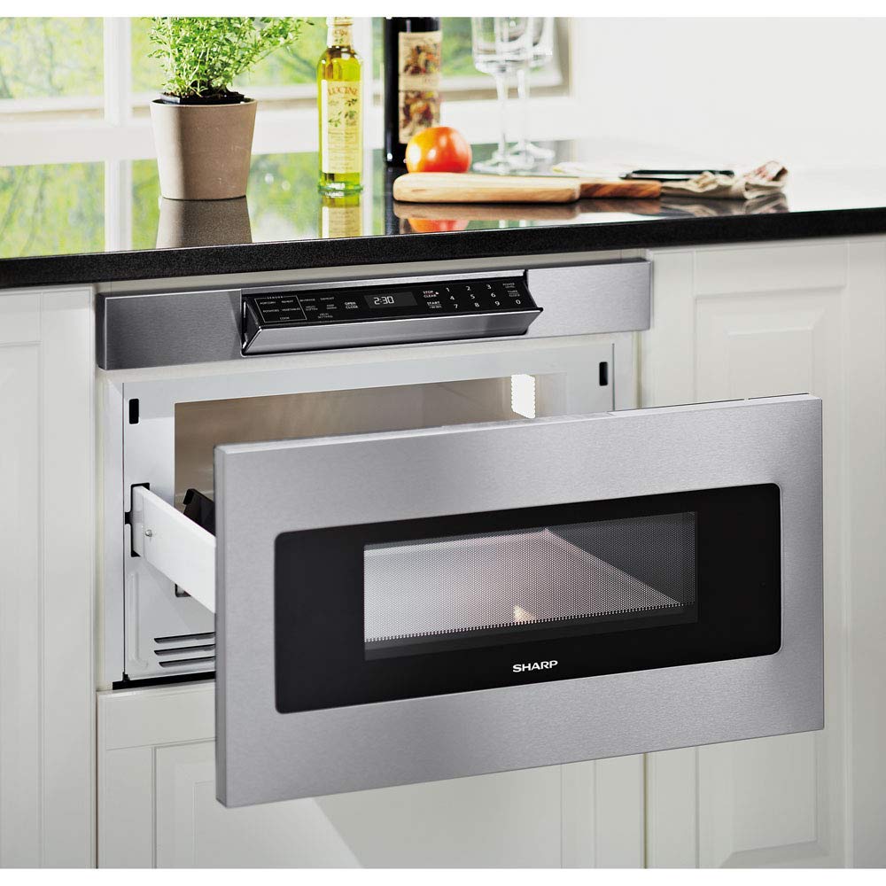 Sharp Built-In Microwave Drawer, Stainless Steel - Smd3070Asy Model