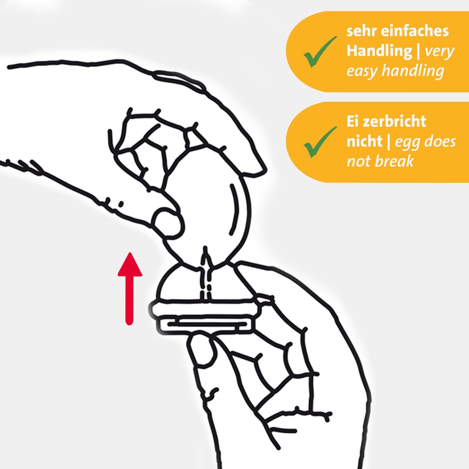 Westmark Eidorn Egg Pricker, One Size, White