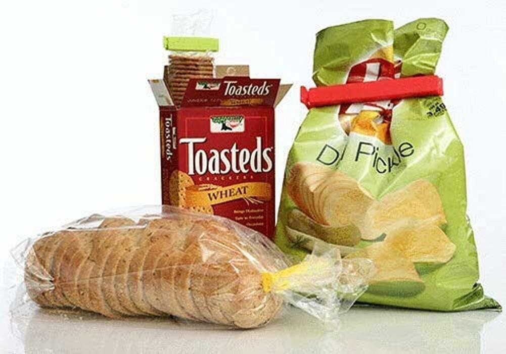 Linden Sweden Twixit! Bag Clips - Set Of 26 - Keep Food Fresh, Prevent Spillage - Great For Storage And Organization - Microwave