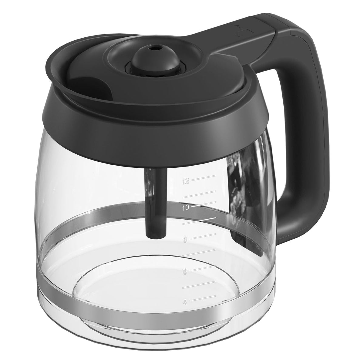 Ce200 12-Cup Glass Coffee Pot Replacement Compatible With Ninja Coffee Brewer Maker Models Ce251 Ce201 Ce201C Ce200 Ce200C Model