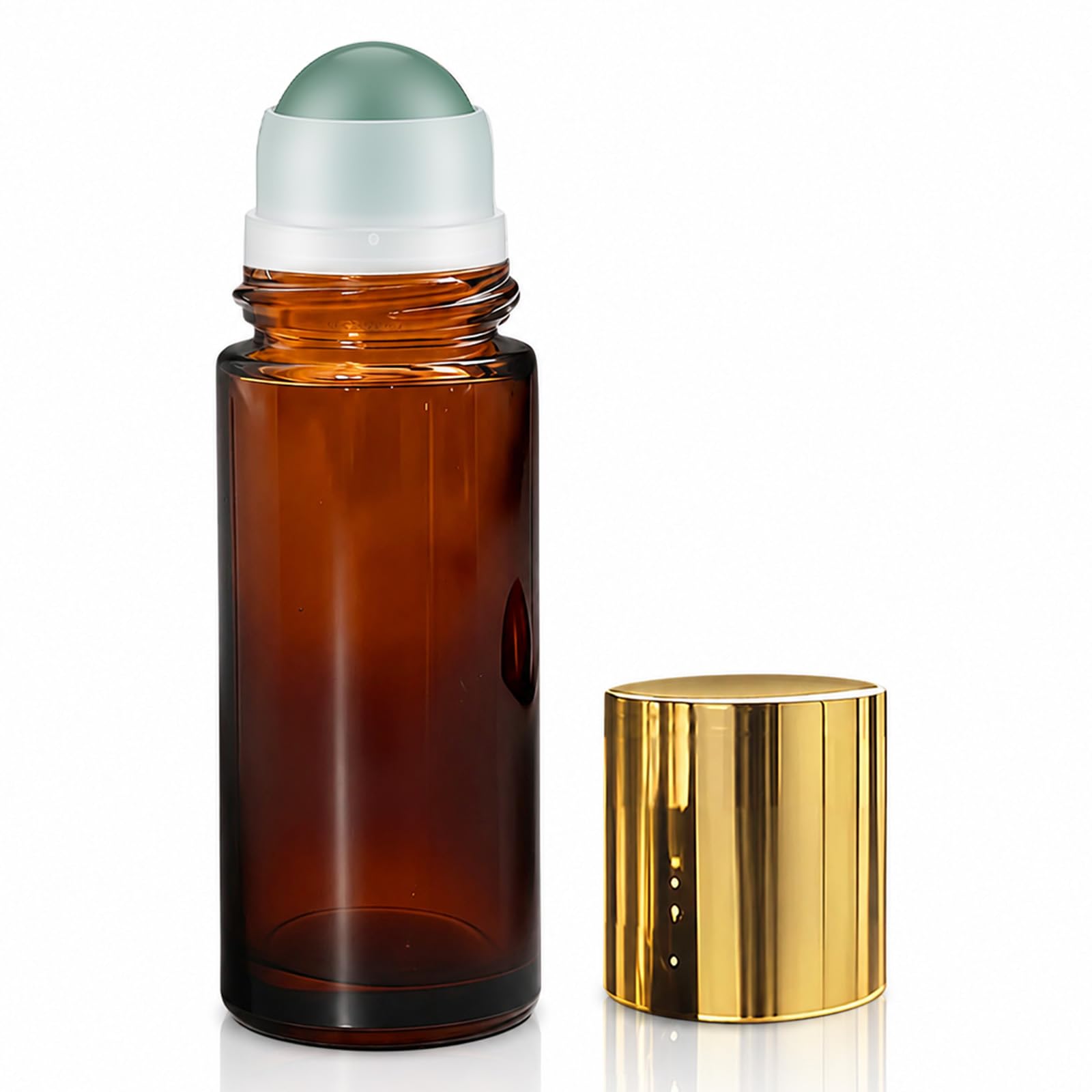 1.7 oz Roller Ball Applicator Refillable Roll On Bottles for Essential Oils