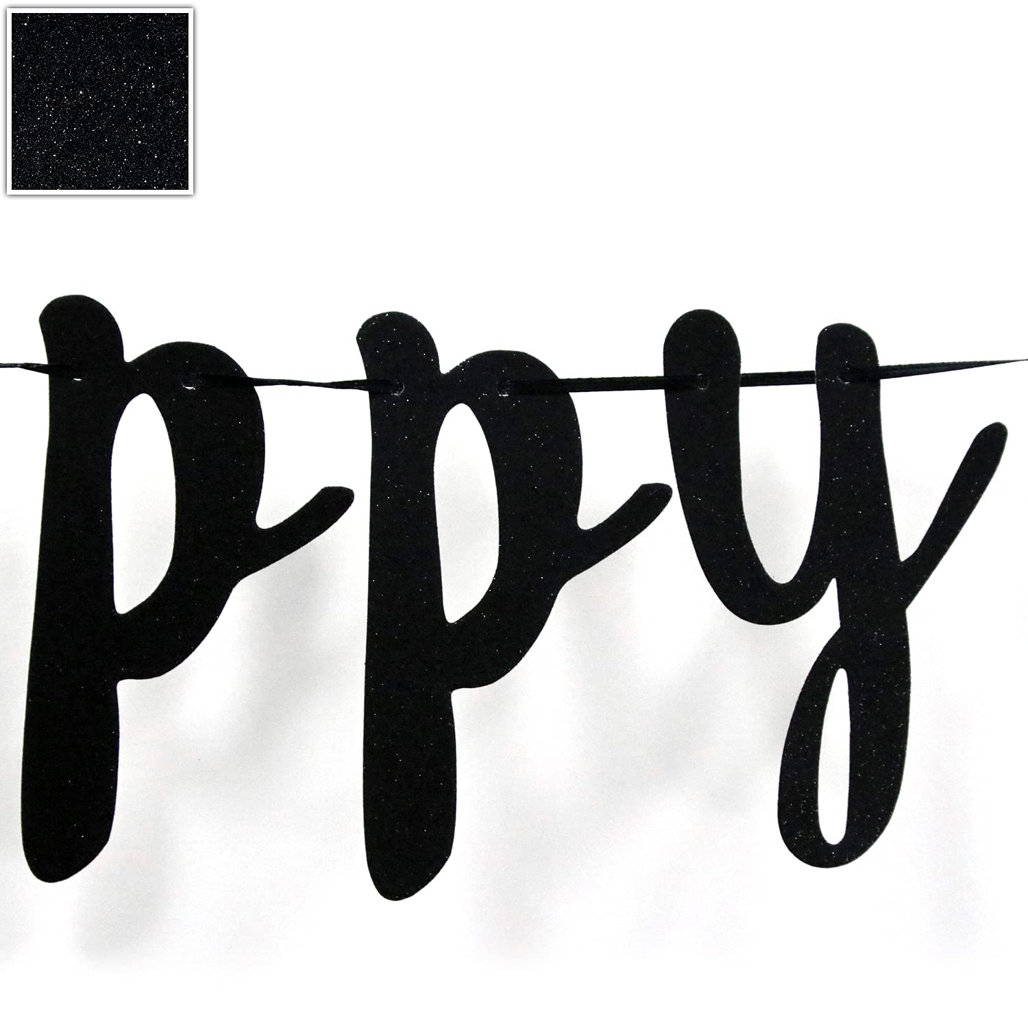 Happy Anniversary Banner  Anniversary Party Decorations  We Still Do  Happy Wedding Anniversary Party Decoration Supplies Black Red Glitter