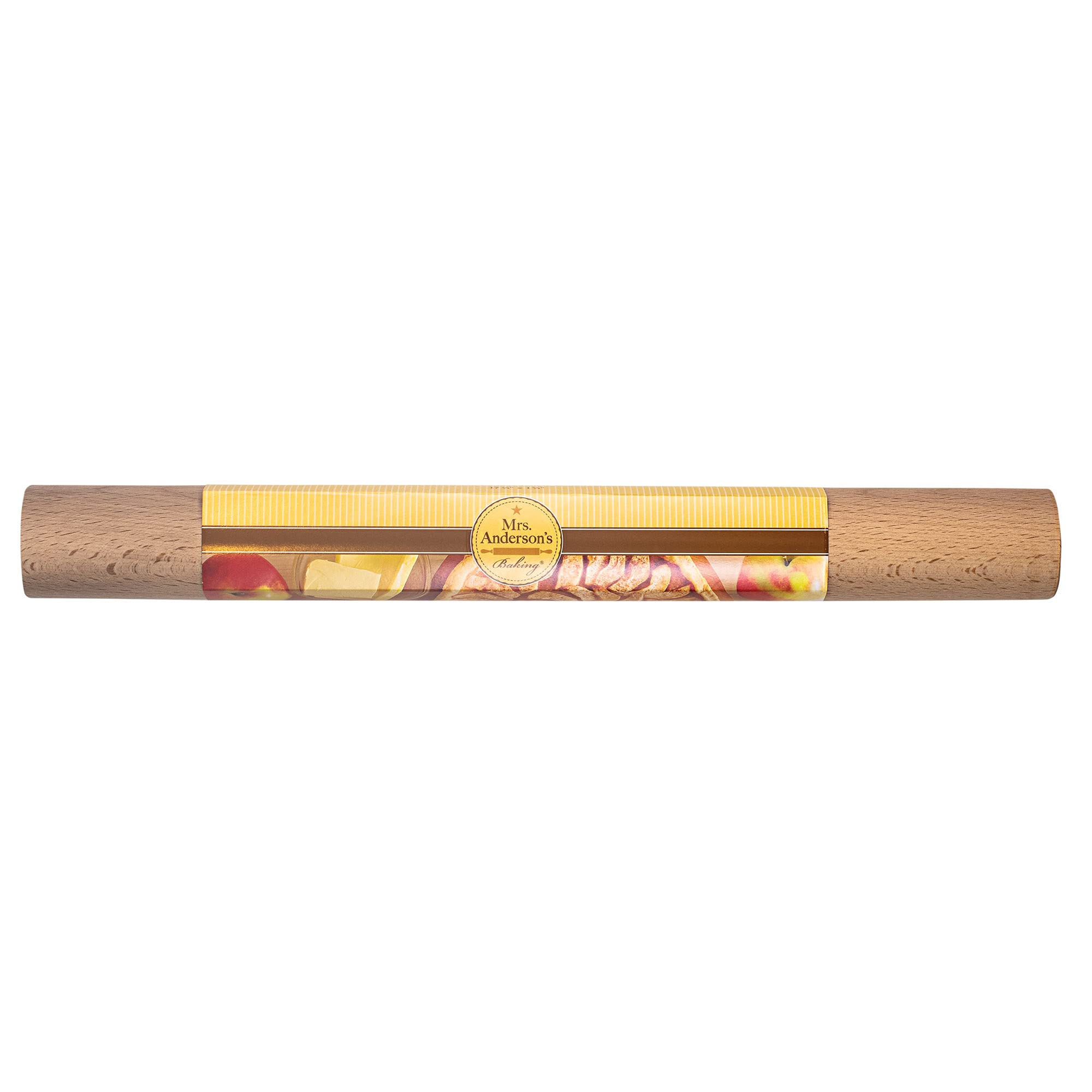 Mrs. Andersons Baking Bakers Rolling Pin, German Beechwood