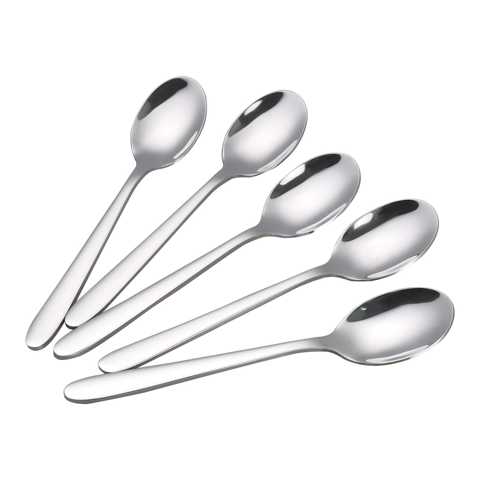 Zerdyne 12-Piece Stainless Steel Teaspoon, Small Spoon