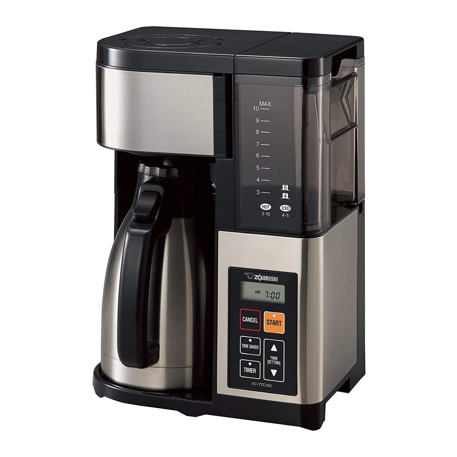 Zojirushi Ec-Ytc100Xb 10-Cup Coffee Maker (Stainless Steel/Black)