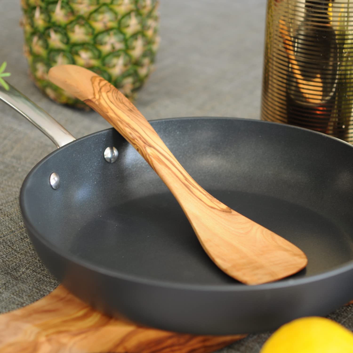 Beldinest 12'' Spatula Turner | Olive Wood Cooking Utensil