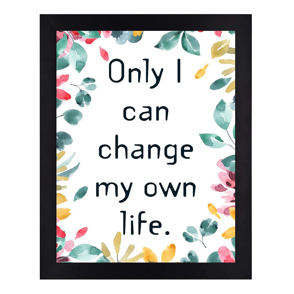 Interio Crafts Change Motivational Wall Frames - Inspirational Quotes Wall Frames For Home/Office Wall Decor (Size 13X10 Inches,