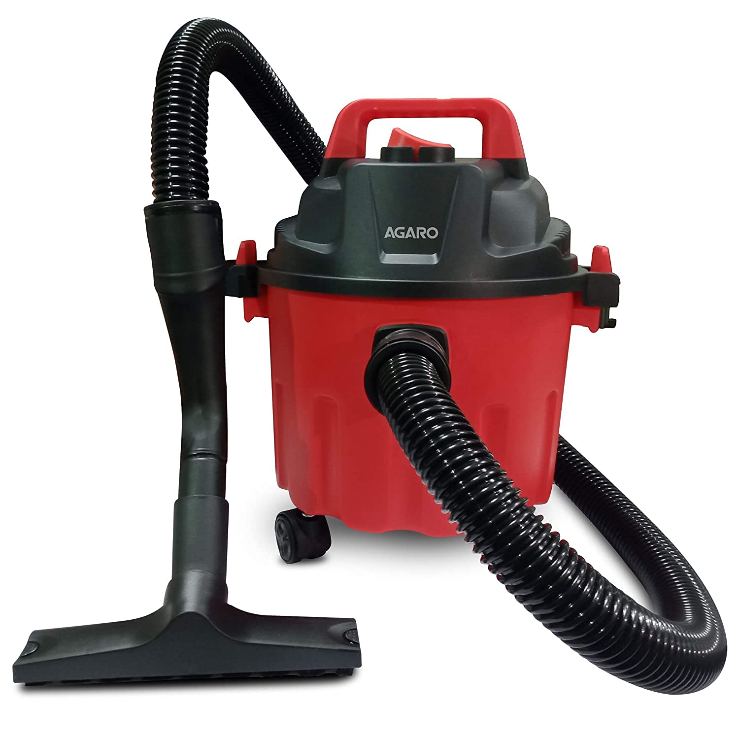 Agaro Rapid Vacuum Cleaner, 1000W, Wet & Dry, For Home Use, Blower Function, 10L Tank Capacity, 16.5 Kpa Suction Power, Plastic 
