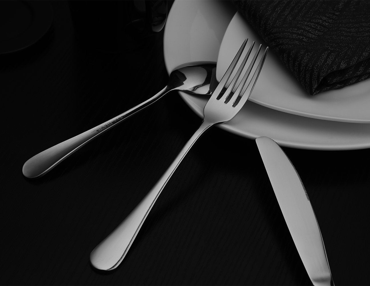 Lazooy Stainless Steel Dinner Forks Rustproof Silverware Dinner Table Fork For Dessert Lightweight Dishwasher Safe, Set Of 8