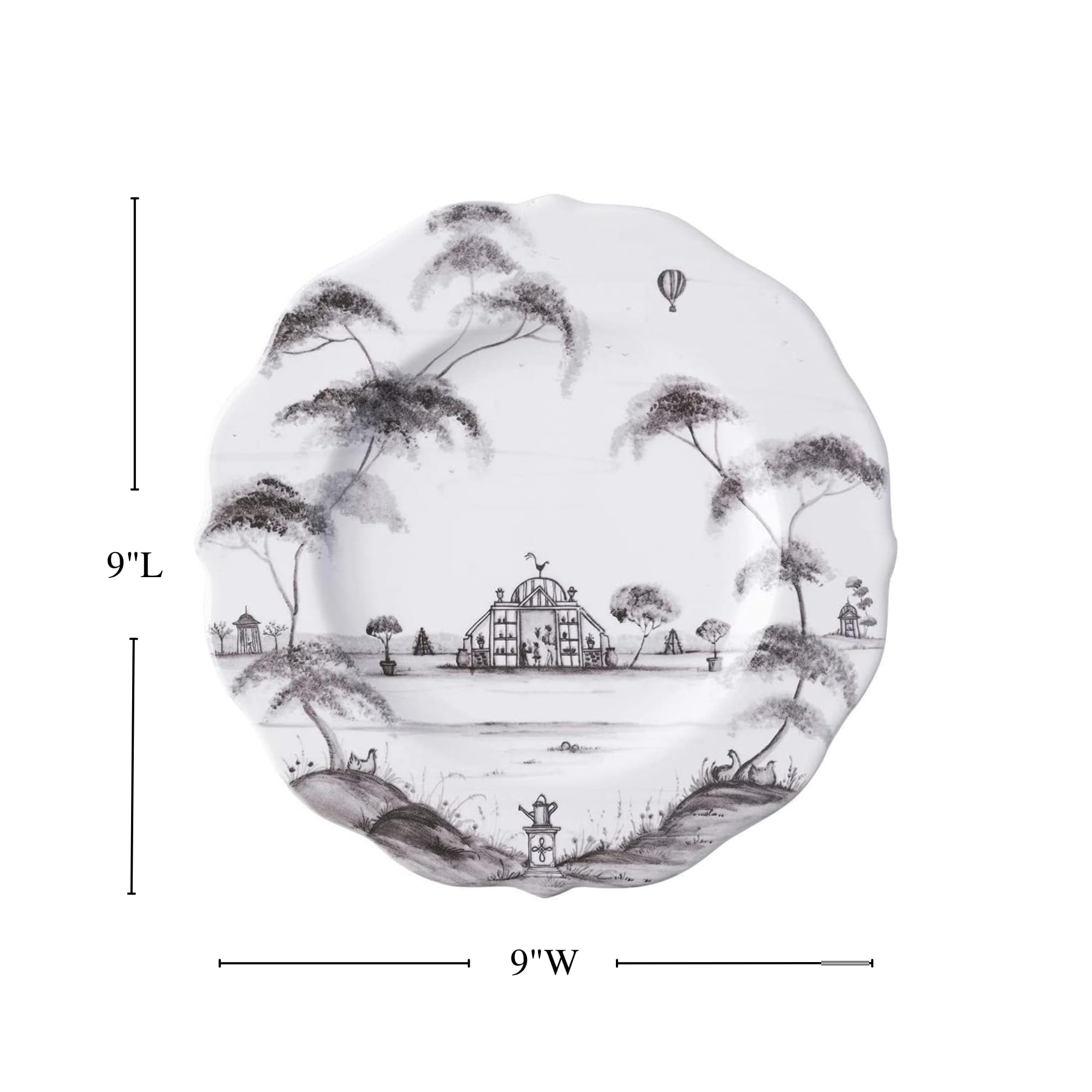 Juliska Country Estate Flint Dessert/Salad Plate Conservatory