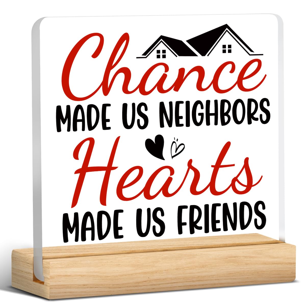 Neighbor Gifts, Funny Friend Gifts for Women Men, Friendship Gifts for Friends, Birthday Christmas Gifts for Friends Neighbor, C