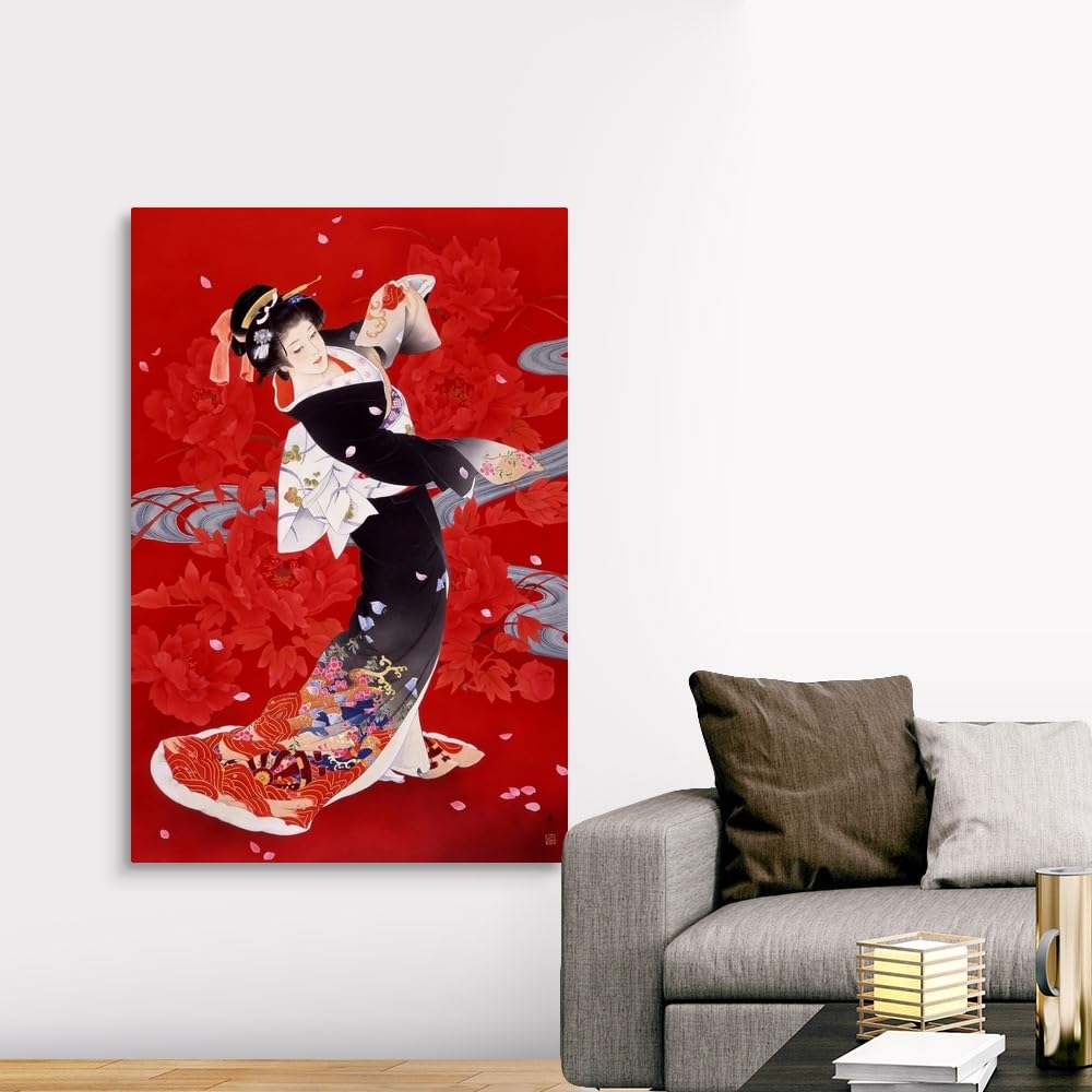 Canvas On Demand Hien Canvas Wall Art Print By Haruyo Morita, Figurative, Home Decor, Beauty Artwork, 40''X60''