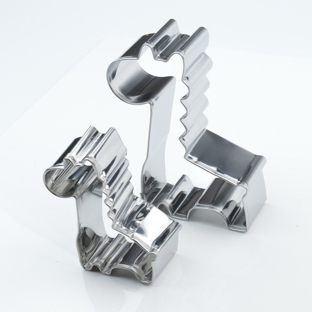 Gxhuang Giraffe Cookie Cutter - 2Pieces - Stainless Steel (Giraffe)