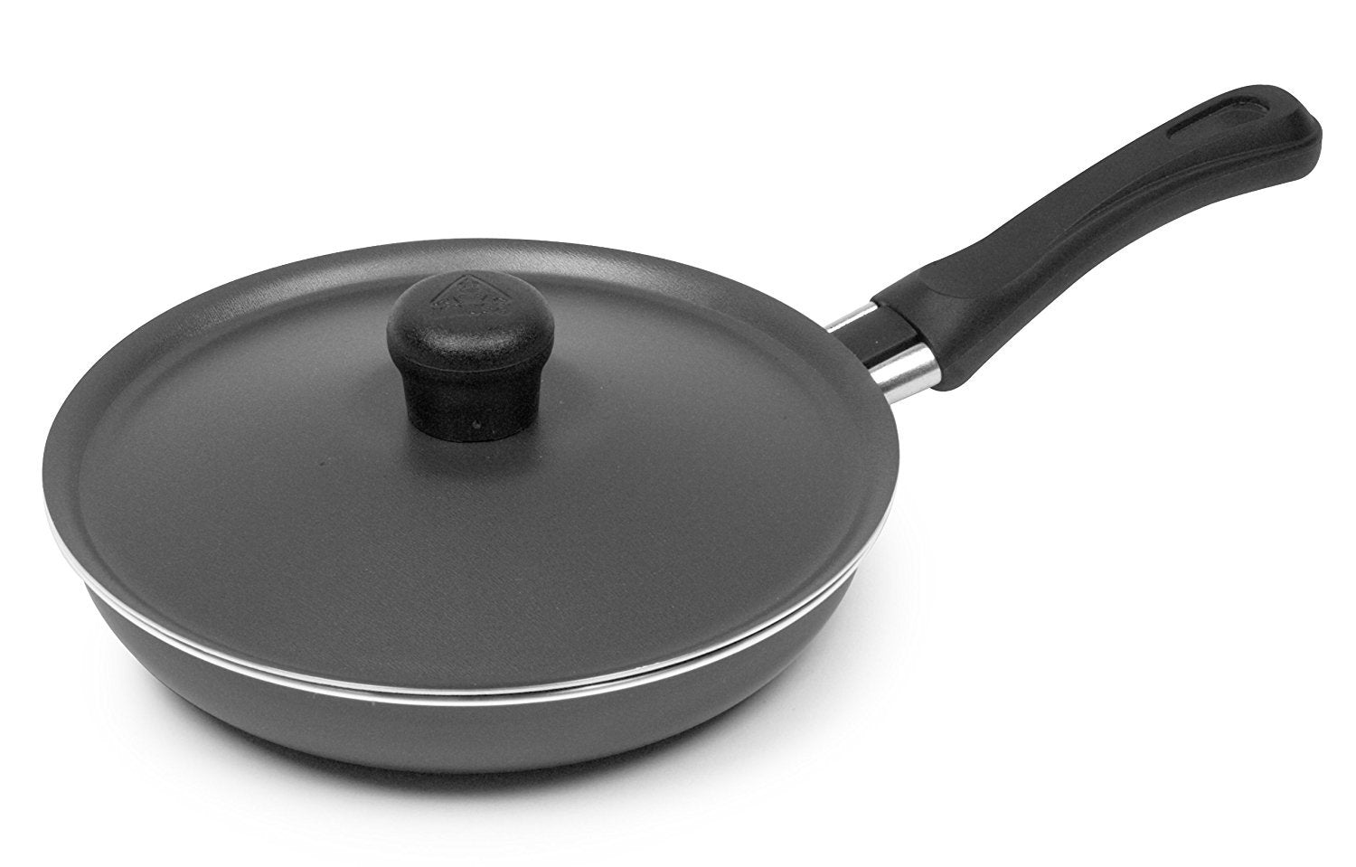 Imusa Casserole with Lid and Handle, STD, Black, Red or Blue (pack of 1)