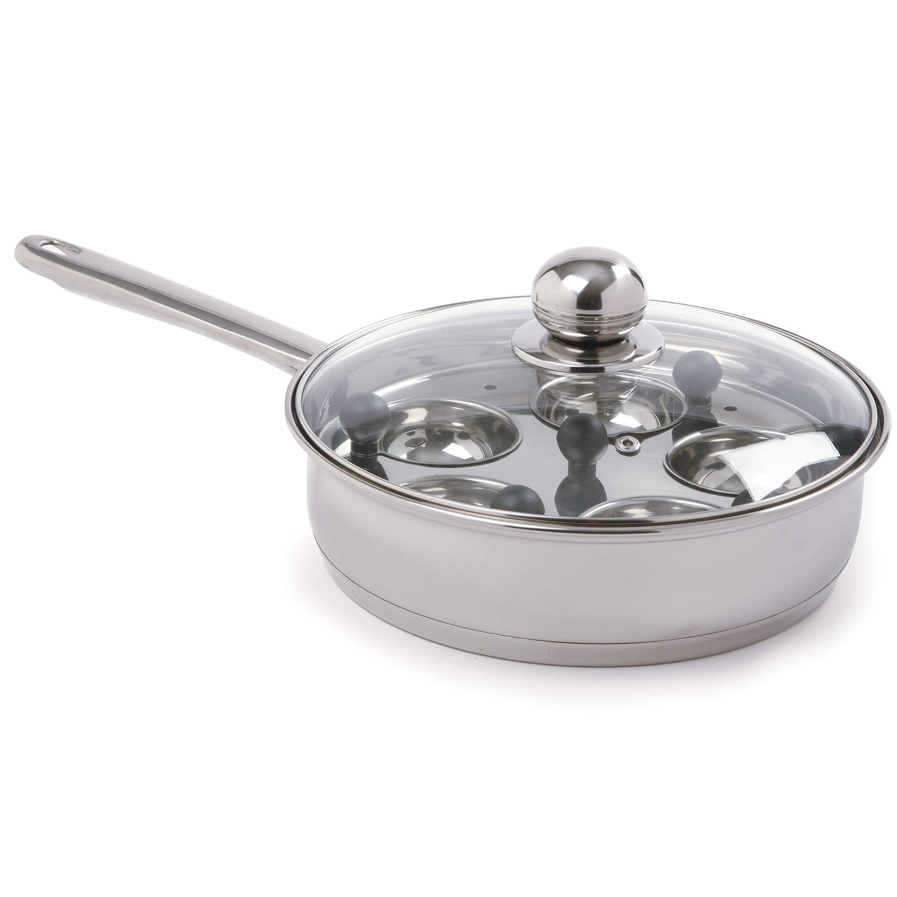Norpro Stainless Steel 10 Inch Egg Poacher Skillet Set