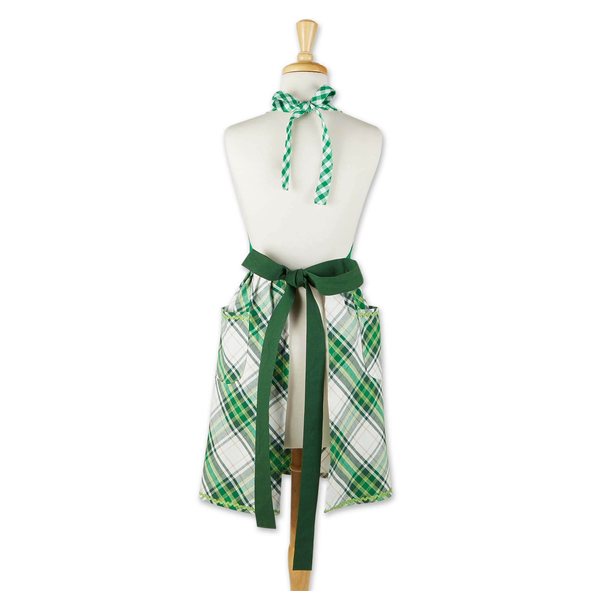 LUCKY CLOVER EMBELLISHED APRON