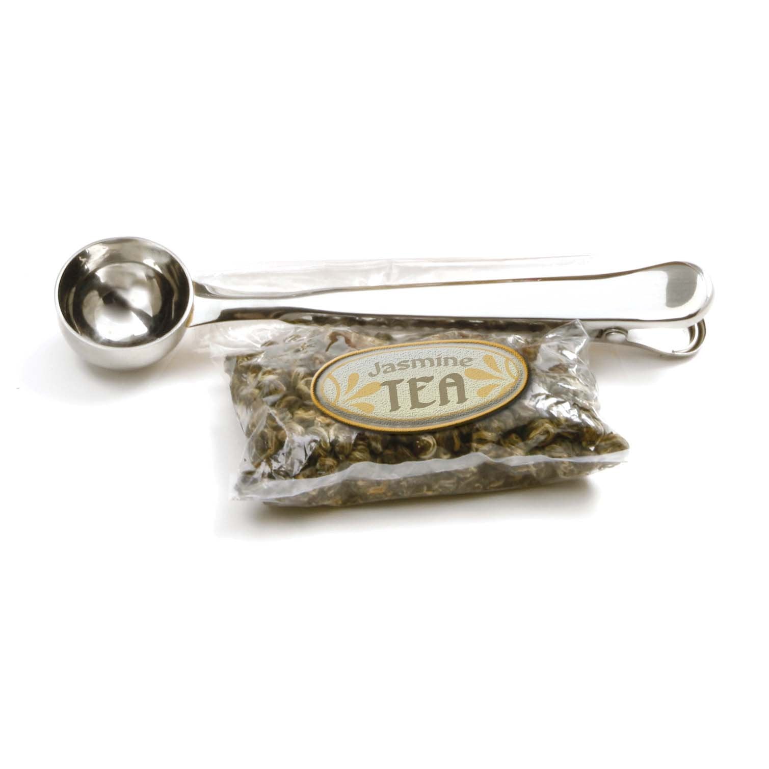 Norpro Coffee Scoop With Bag Clip Stainless Steel 1.5 Tbsp 7.5'' X 1.5'' X .75''