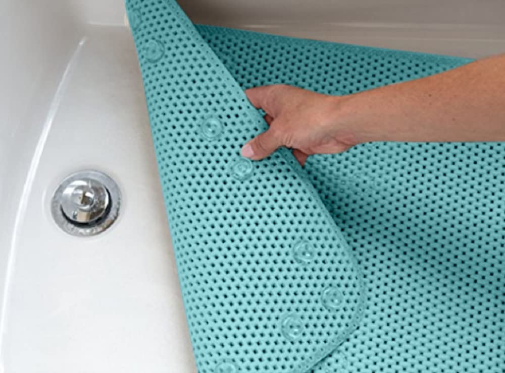 Deluxe Bathtub Mat Non Slip, Soft Foam Bath Mats For Bathroom Tub, Bathtub Mat With Drain Holes, Suction Cups- 36    X 17    - A