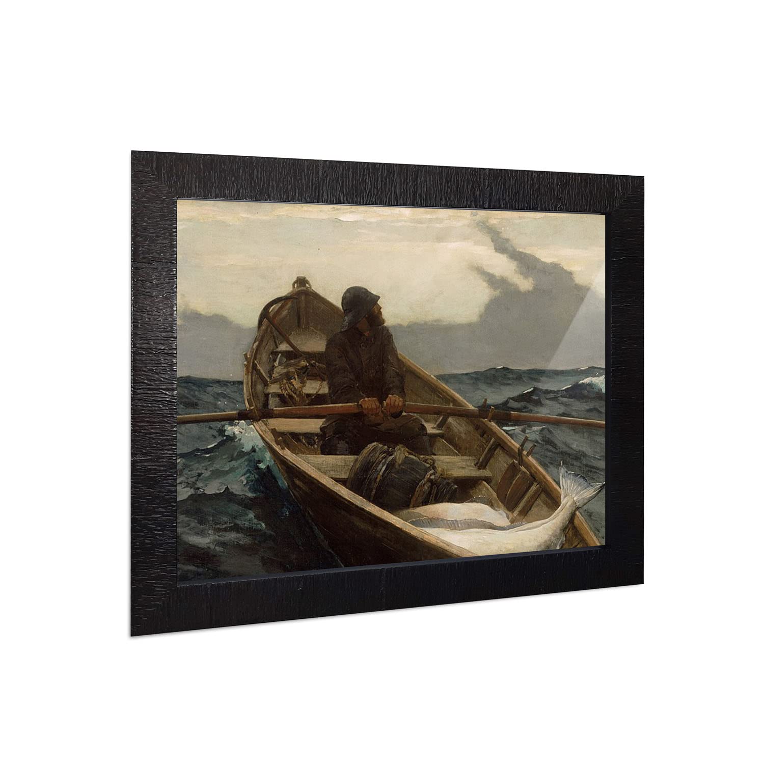 Fog Warning Winslow Homer, World Famous Wall Art Collection, Framed Prints For Living Room Or Kitchen, 2469Ch