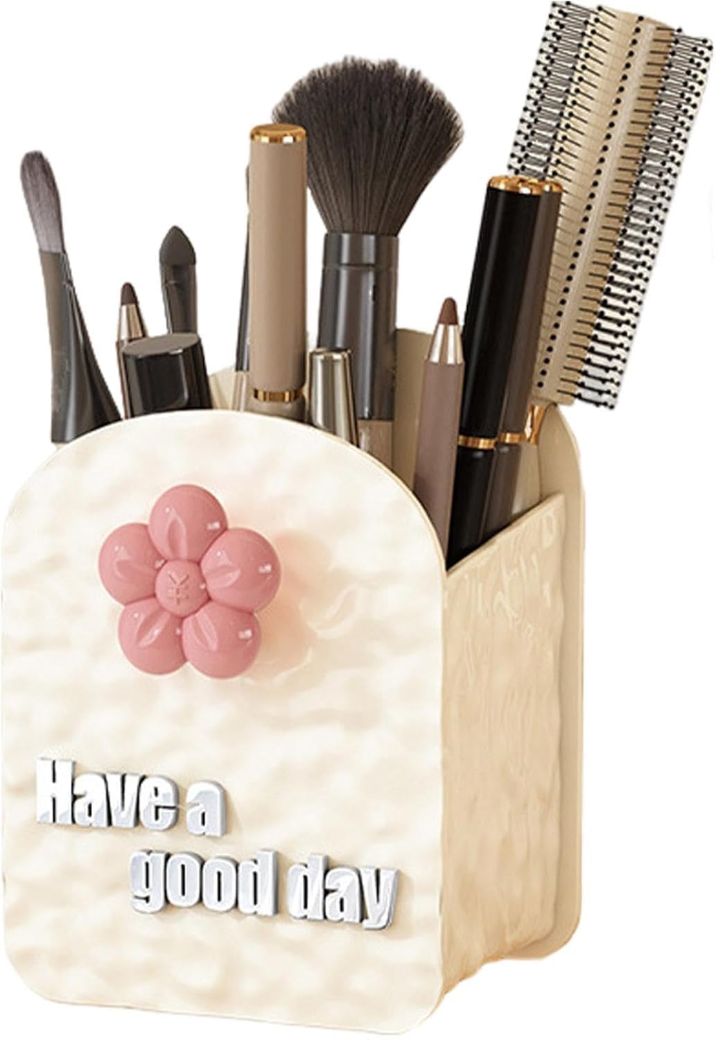 Locans Cosmetics Makeup Brush Holder Box, Cosmetic Make Up Organiser Display Table Desktop Storage Holder, Cosmetic Drawer Type 