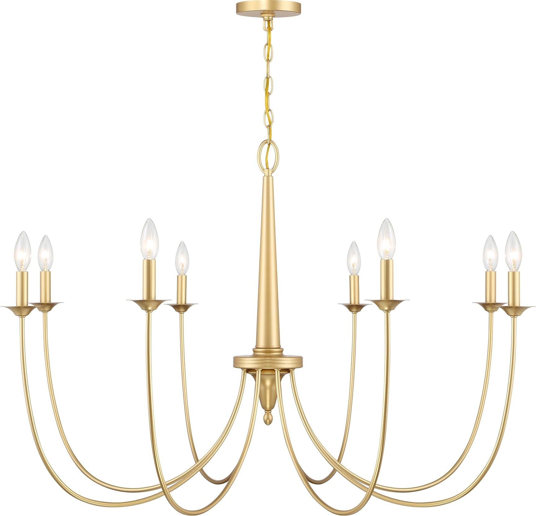 Savoy House Stonecrest 8-Light French Gold Chandelier 1-1202-8-186