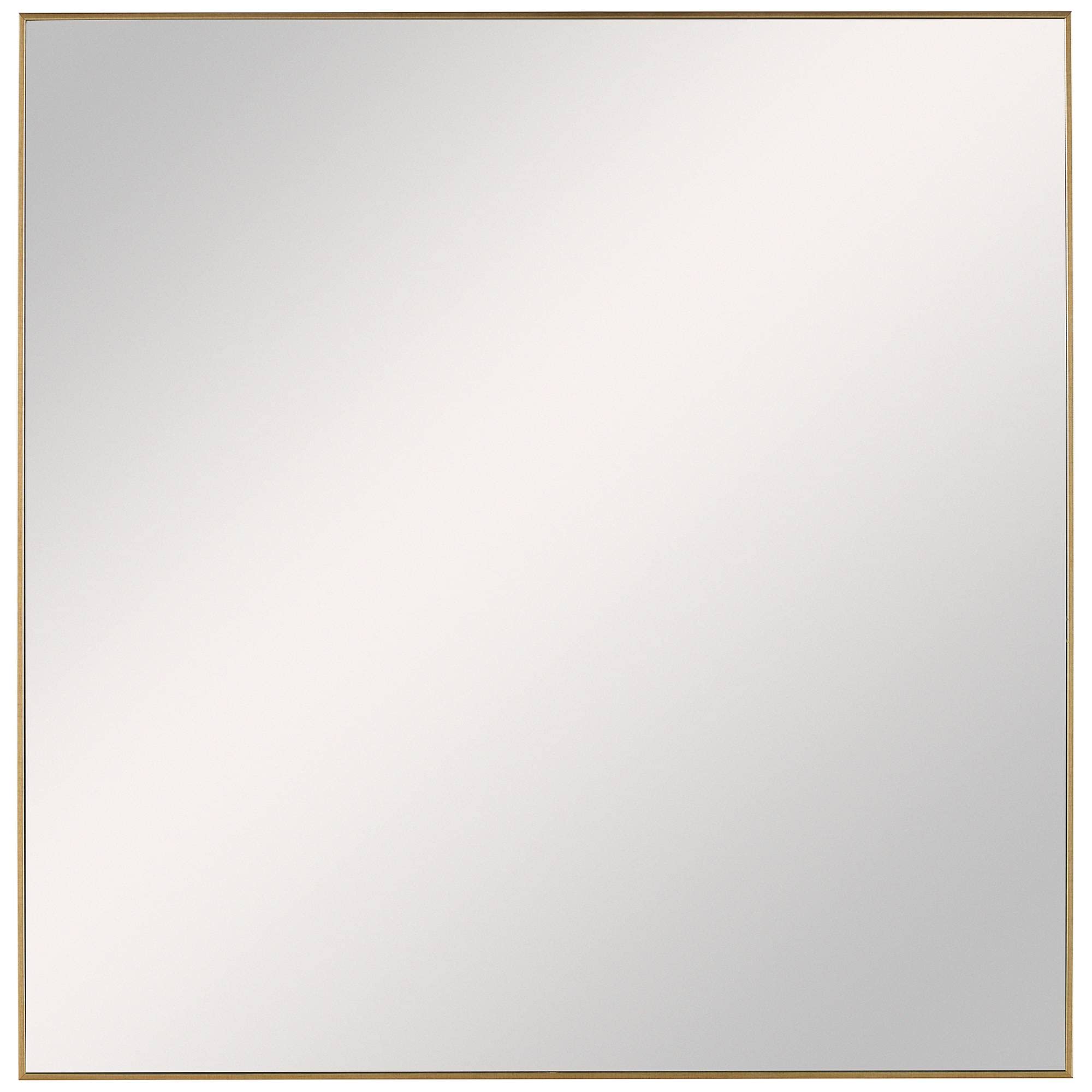Uttermost Alexo Brushed Gold 28 Square Wall Mirror