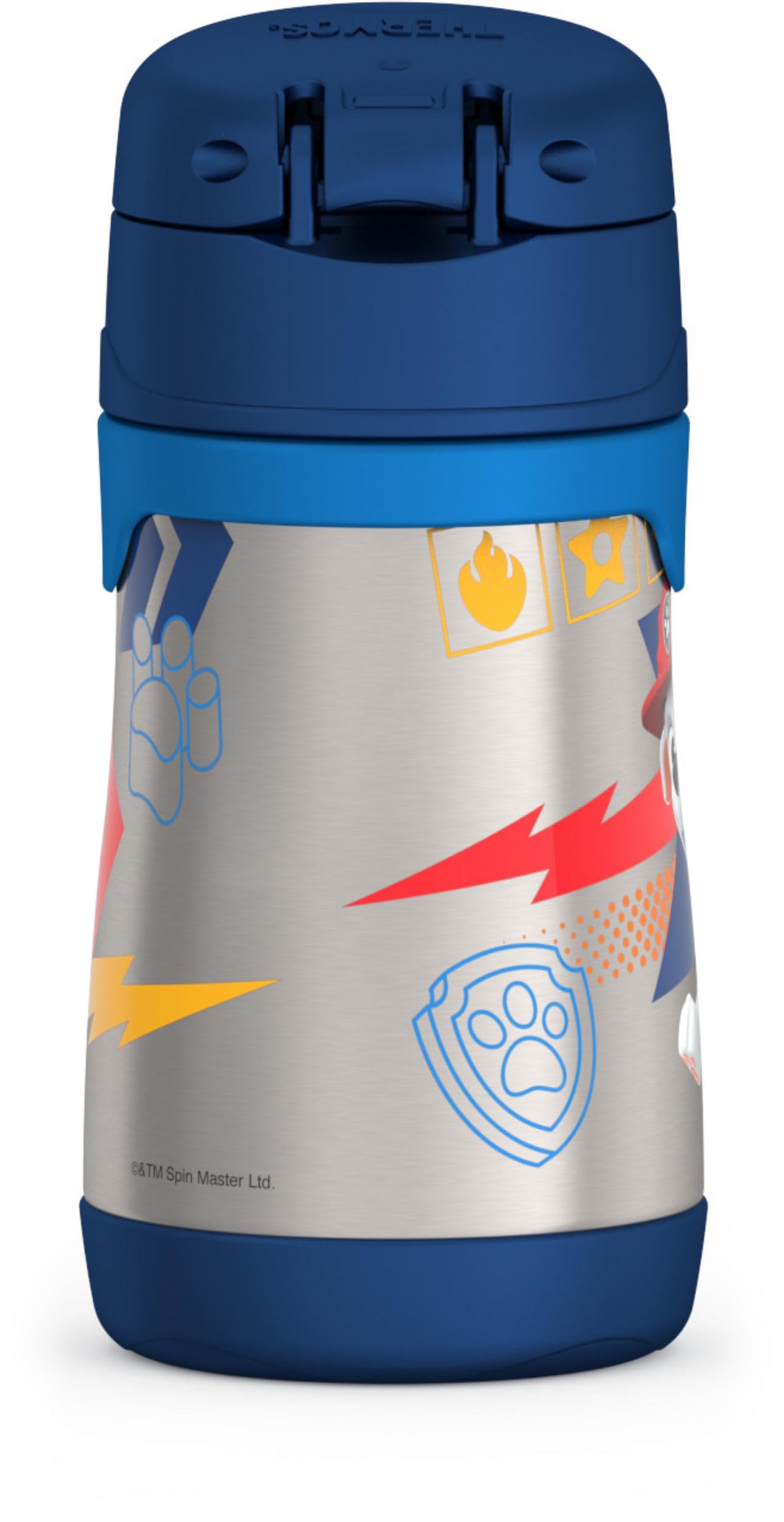 Thermos Vacuum Insulated Stainless Steel 10Oz Straw Bottle, Paw Patrol Boy