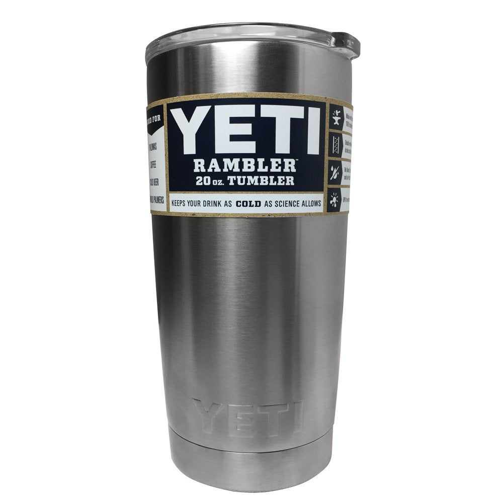 Yeti Rambler 20 Oz Stainless Steel Vacuum Insulated Tumbler With Lid (Stainless Steel)