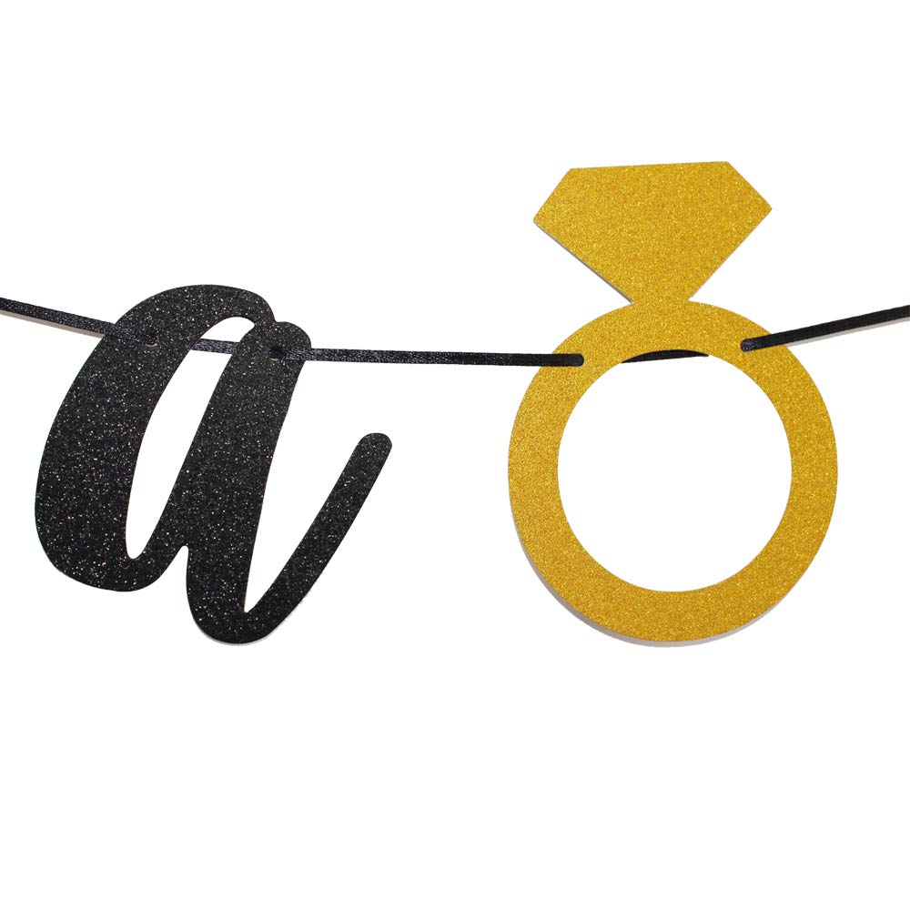 He Put A Ring On It Banner  Bridal Shower/Bachelorette/Wedding Engagement Party Sign Supplies Decorations
