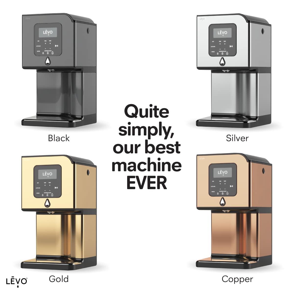 Levo Lux - Premium Herbal Oil Infusion Machine - Botanical Extractor - Herb Dryer, Decarboxylator, & Oil Infuser - Gourmet Edibl