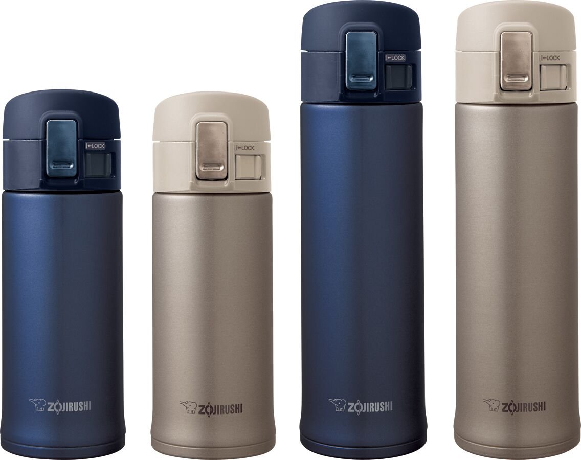 Zojirushi Stainless Steel Mug 12-Ounce, Smoky Blue, Model SM-KHE36AG