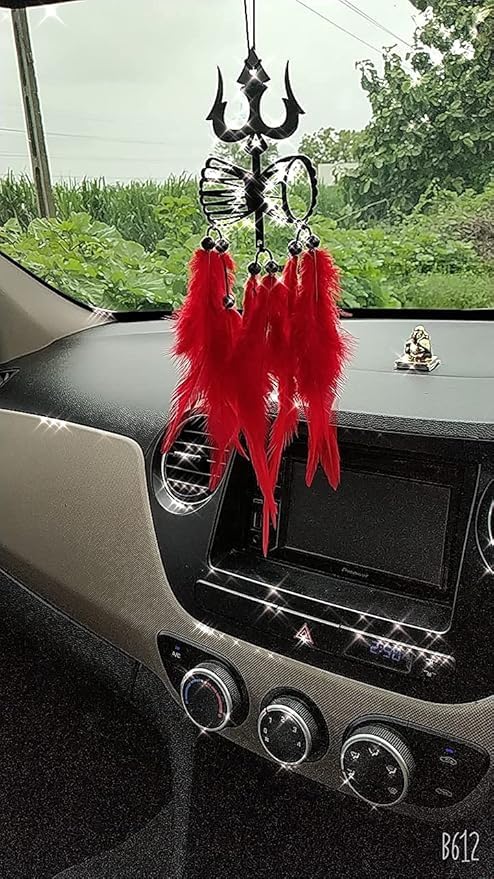 Awesome Craft Acrylic Car Hanging,Dream Catcher For Car,Car Mirror Hanging Accessories,Car Hanging Accessories Interior,Hanging 