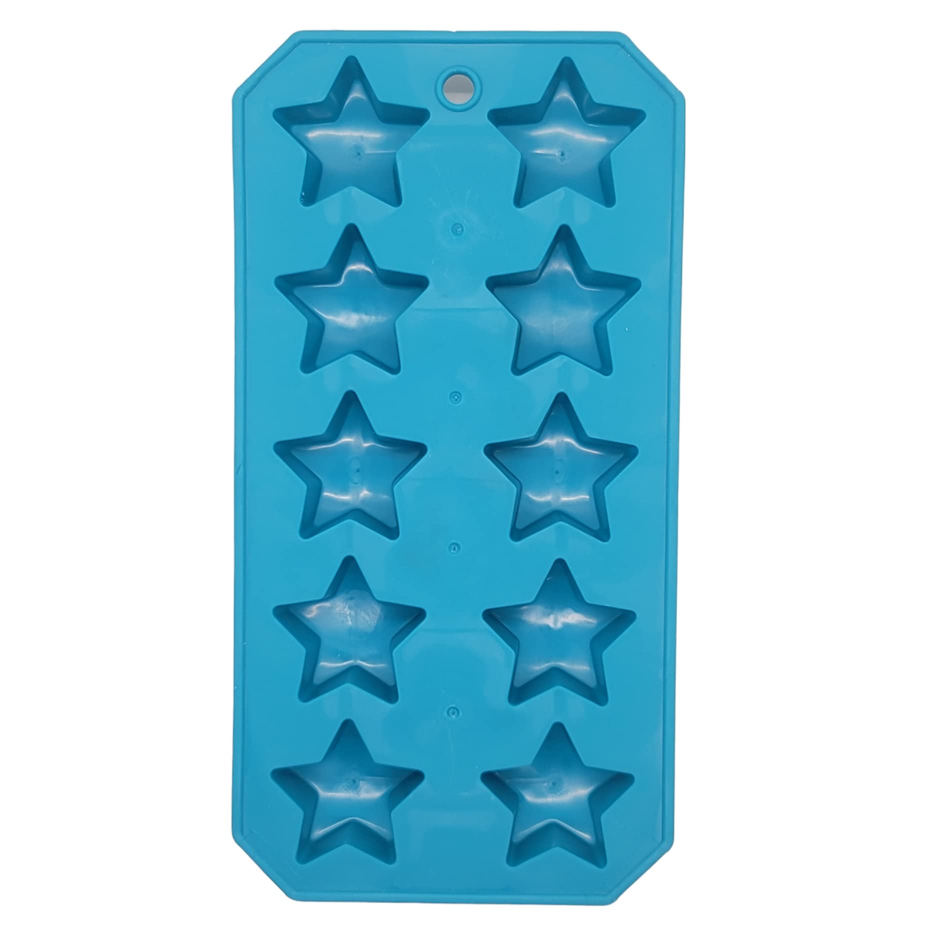 Handy Housewares Flexible Thermoplastic 10-Cube Ice Cube Tray - Star Shapes (1 Pack)