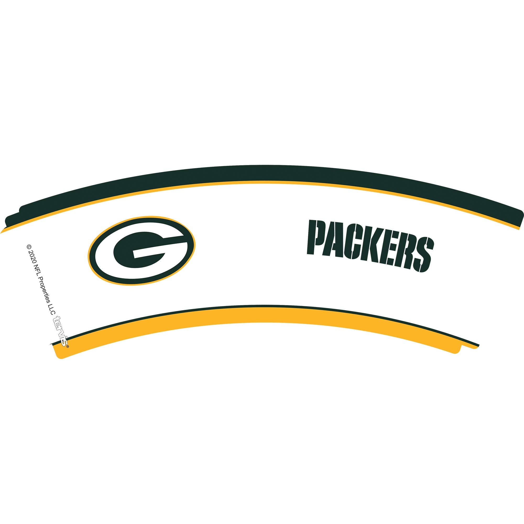 Tervis Made In Usa Double Walled Nfl Green Bay Packers Insulated Tumbler Cup Keeps Drinks Cold & Hot, 16Oz Mug, Tradition