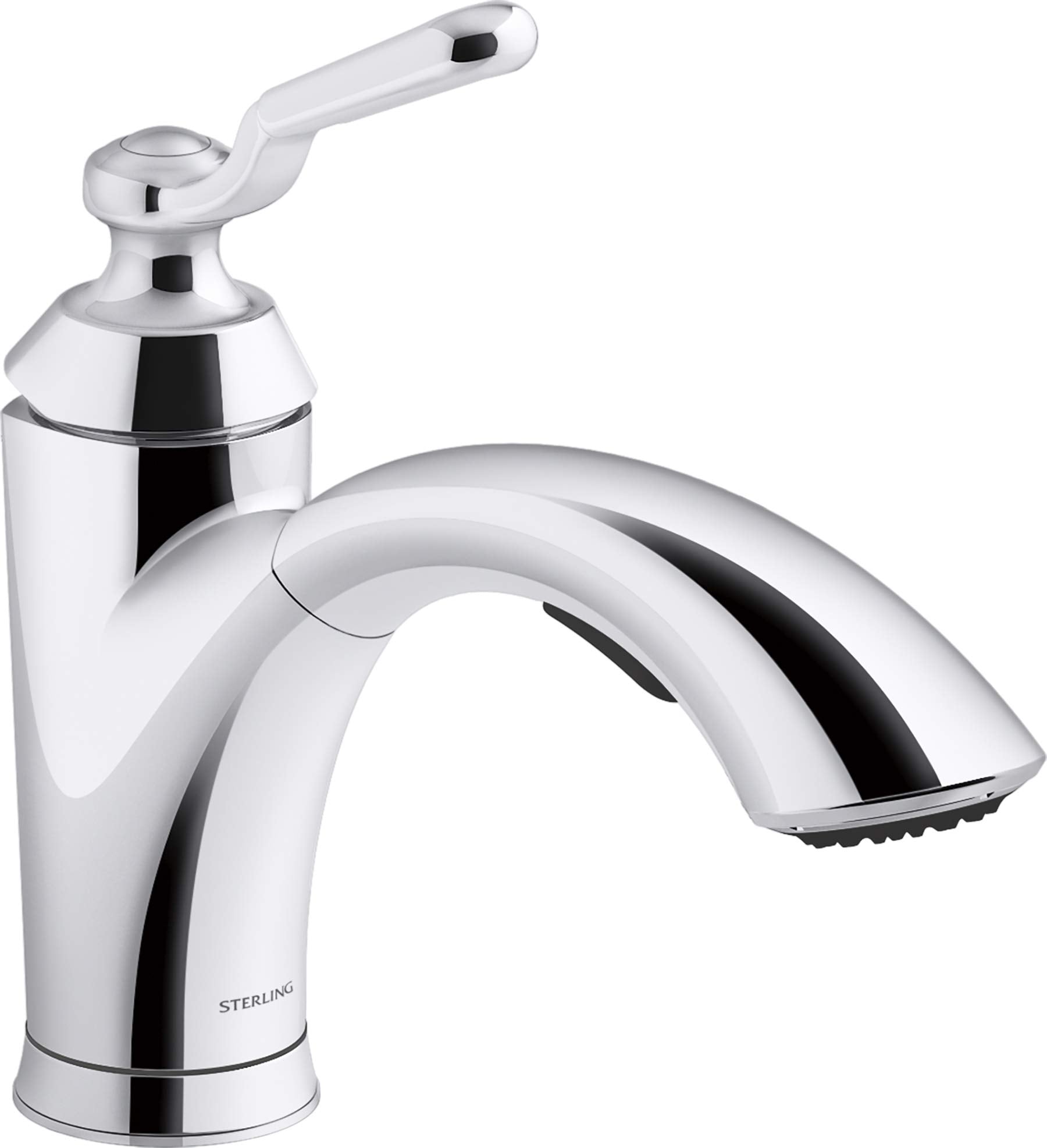 Sterling 24273-CP Ludington Pull-Out Kitchen Sink Faucet, Single-Handle Laundry Faucet, Pull-Out Sprayer, Polished Chrome