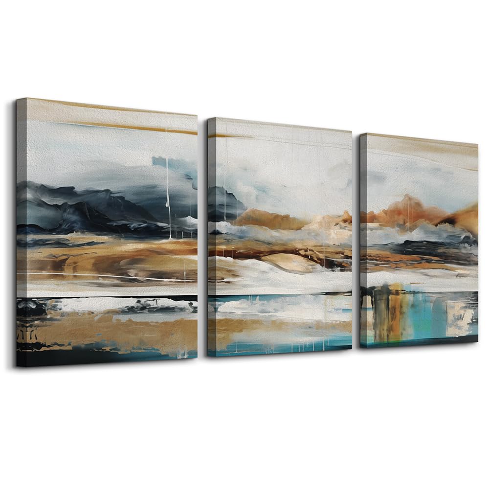 Mhartk66 Large Canvas Wall Art For Living Room Modern Bedroom Wall Decor Abstract Ink Painting Canvas Prints For Home Decoration