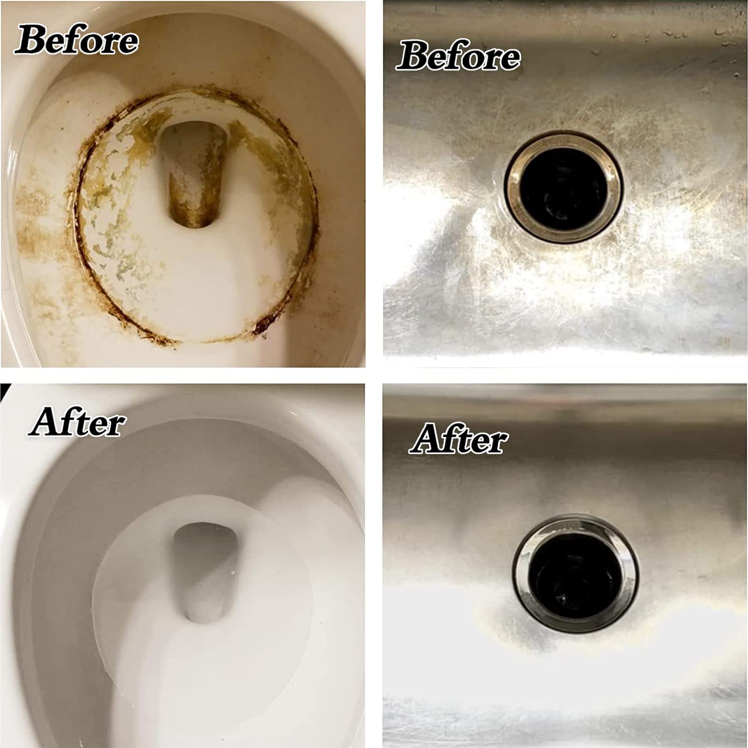 Rpyueyou 6 Pack Pumice Stone Toilet Bowl Clean Brush, Remove Toilet Bowl Hard Water Rings, Calcium Buildup And Rust Suitable For