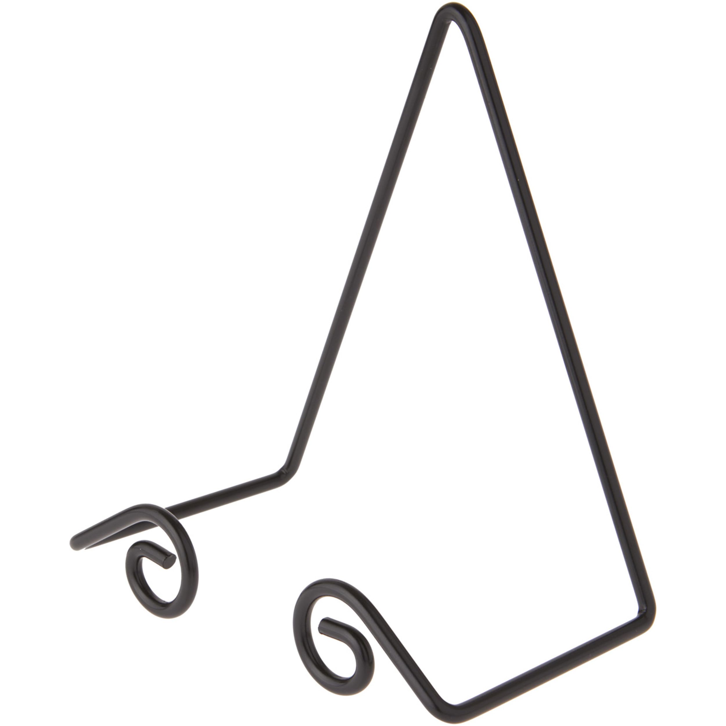 Bard'S Black Wall Mountable Platter Hanger, 7'' H X 5.5'' W X 3.5'' D, Pack Of 2