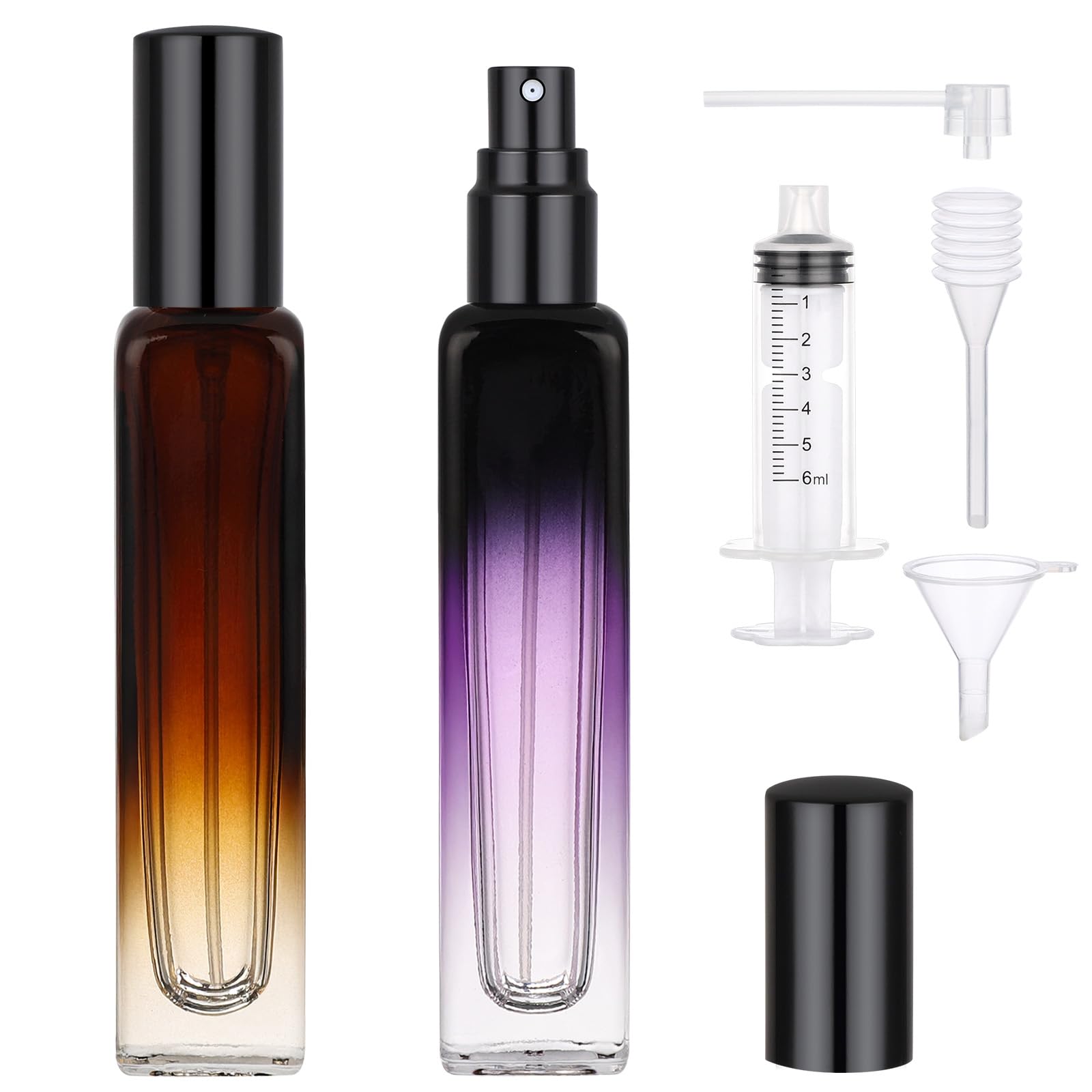 Segbeauty 15Ml Travel Perfume Bottle Refillable, 2Pcs Empty Perfume Atomizer, 0.5Oz Portable Cologne Dispenser Spray Bottle Trav