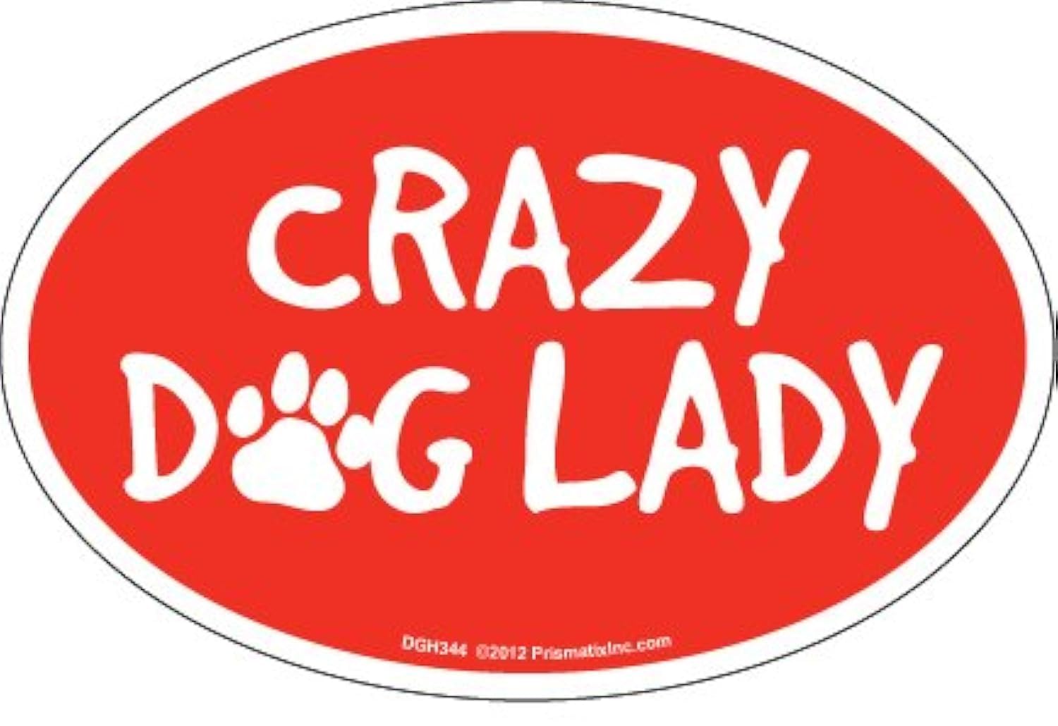 Prismatix Decal Cat And Dog Magnets, Crazy Dog Lady